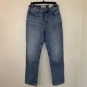 Everlane 26 Cheeky Denim Jean Stonewashed Sky